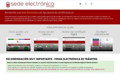 Vídeo tutoriales en Moralzarzal para usar la sede electrónica