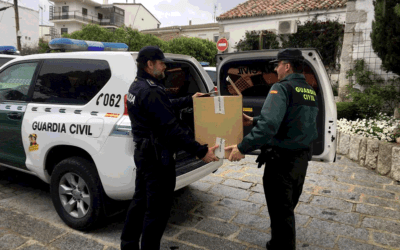 Hoyo de Manzanares distribuye mascarillas