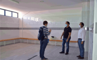 Acabadas las obras del vestuario del campo de fútbol de Guadarrama