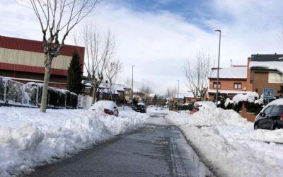 El alcalde de Moralzarzal informa de las acciones realizadas tras la nevada