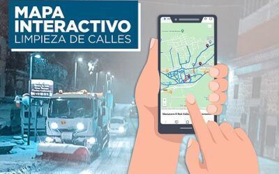 Mapa de Manzanares El Real con la limpieza de nieve y hielo