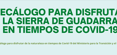 Adesgam impulsa el decálogo para disfrutar del destino Sierra de Guadarrama en tiempos de Covid-19