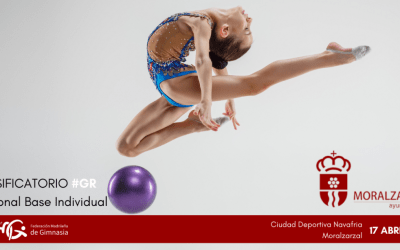 Torneo de gimnasia rítmica en el polideportivo de Moralzarzal