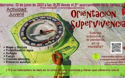 Jornada de montaña en Guadarrama: Supervivencia y orientación en montaña