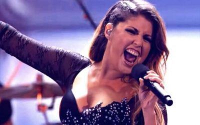 Cristina Ramos en concierto en Moralzarzal