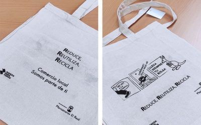 Campaña para reducir el uso de bolsas de plástico en Manzanares El Real