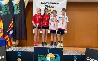 El guadarrameño Pablo Sanz subcampeón de Bádminton en dobles masculino sub-13