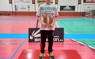 EL GUADARRAMEÑO PABLO SANZ SE IMPONE EN EL MÁSTER NACIONAL DE BADMINTON EN LA CATEGORÍA SUB13 EN INDIVIDUAL Y DOBLES
