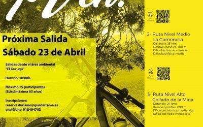 «Guadarrama en bici» nueva salida este sábado