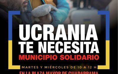 El Ayuntamiento de Guadarrama se ha unido a la campaña «Ucrania te necesita»