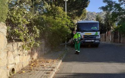 Refuerzo veraniego del servicio de limpieza en Manzanares El Real