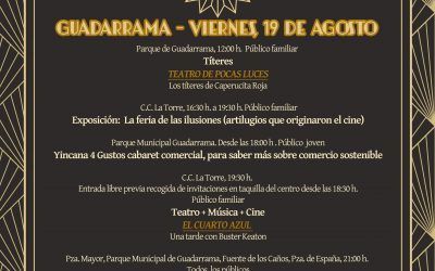 Títeres, teatro, música y cine en Guadarrama