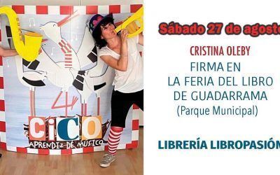 La Feria del Libro de Guadarrama despide su Firma de autores con Cristina Oleby