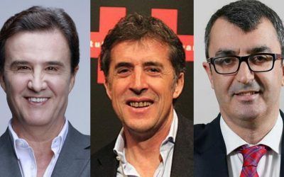 De la Morena, Perico Delgado y Javier Guillén hablan de ciclismo en Moralzarzal