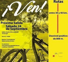 Este sábado nueva salida del programa Guadarrama en Bici