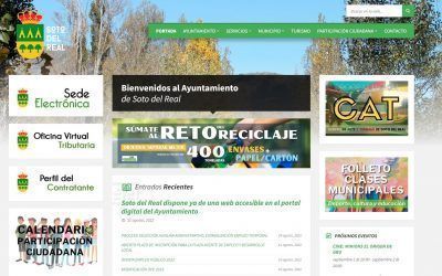 Ya disponible la web accesible de Soto del Real