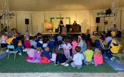 Circosentido en Cerceda en la Carpa Áurea. Escuchando a Howard Gardner y su teoría de las inteligencias Múltiples.