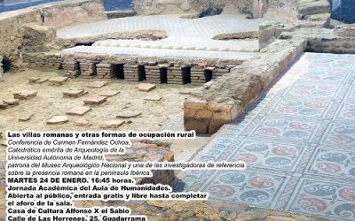 Conferencia sobre Villas Romanas en Guadarrama