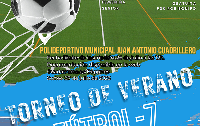 Abierto el periodo de inscripción para los torneos de futbol de verano en Guadarrama