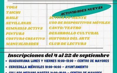 Talleres de Mayores de a Mancomunidad de Servicios Sociales La Maliciosa