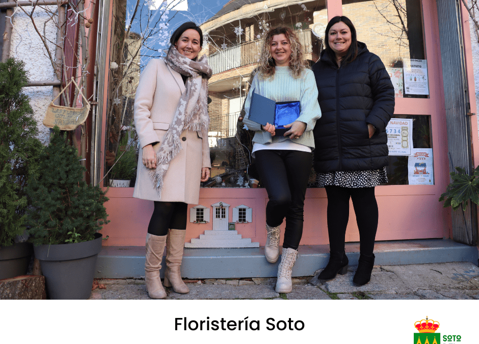 Ganadores del VI concurso de decoración navideña de escaparates de Soto del Real