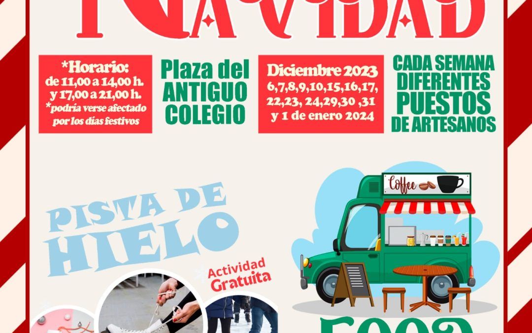 Primer mercado navideño en Los Molinos