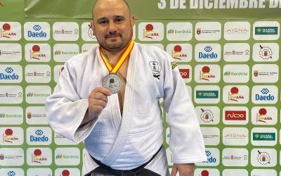 RUBÉN GONZÁLEZ CONSIGUE EL SUBCAMPEONATO EN EL CAMPEONATO DE ESPAÑA DE JUDO DE VETERANOS