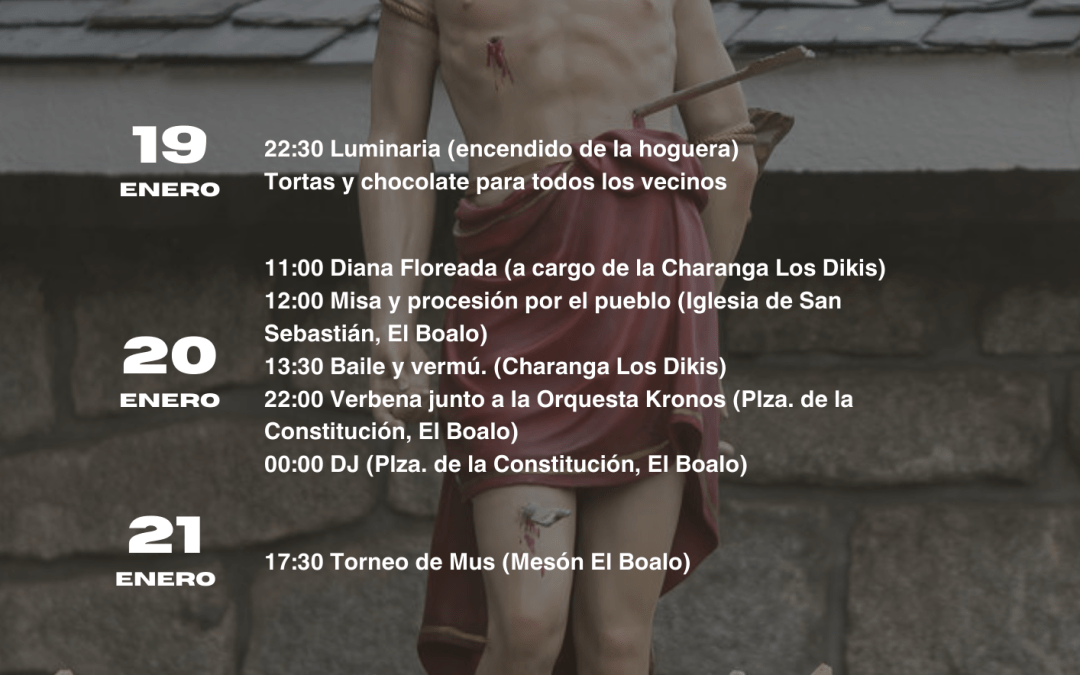 FIESTAS PATRONALES EN HONOR A SAN SEBASTIÁN