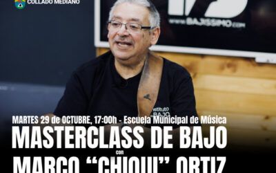 Masterclass de Bajo en la Escuela Municipal de Música de Collado Mediano