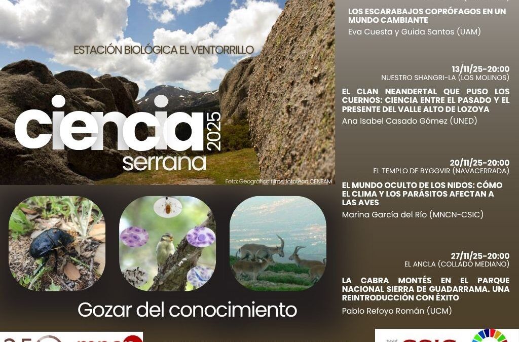 Ciencia Serrana celebra su 6ª edición en la Sierra de Guadarrama